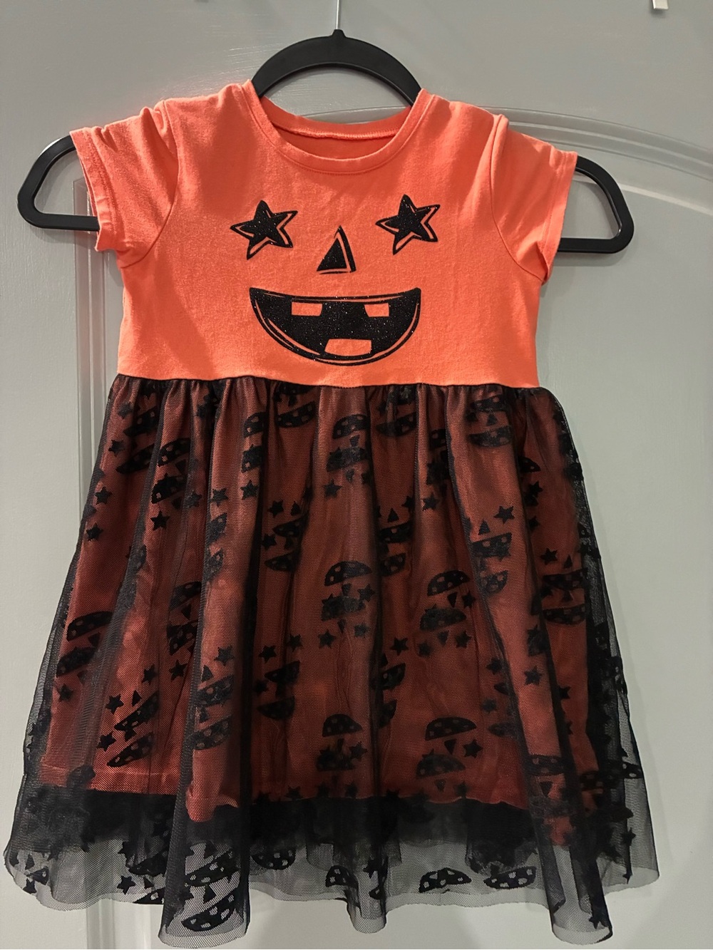 Orange Pumpkin Tulle Dress Halloween Costume